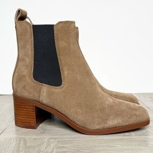 Steve Madden Rhiannon Brown Suede Chelsea Bootie 7 1/2 M